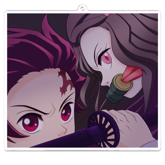 アクリルキーホルダー - 100 x 100 (mm)