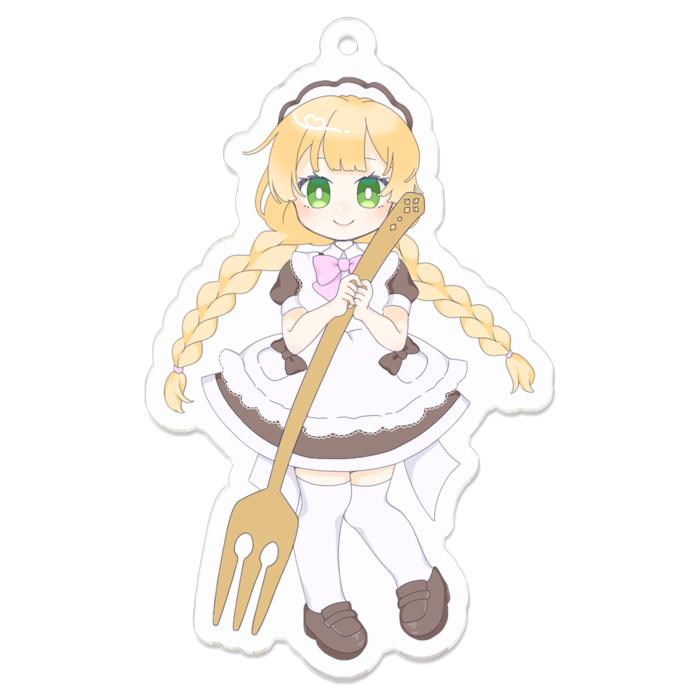 アクリルキーホルダー（コーティング） - 70 x 70 (mm)