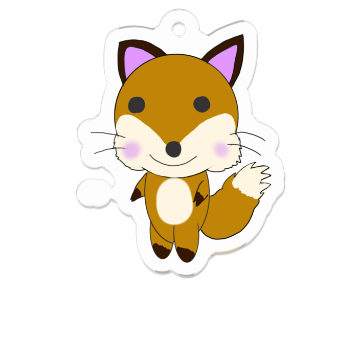 アクリルキーホルダー - 50 x 50 (mm)