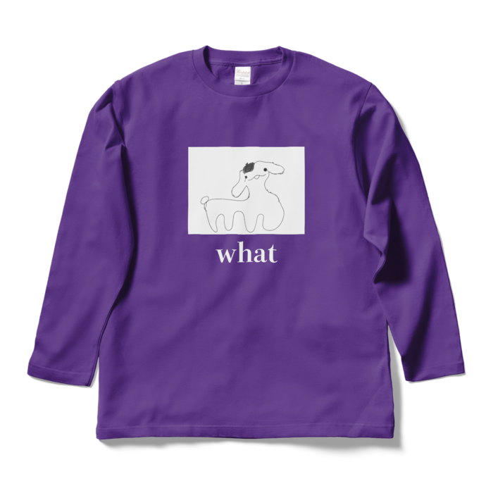 ロングスリーブTシャツ - L - パープル