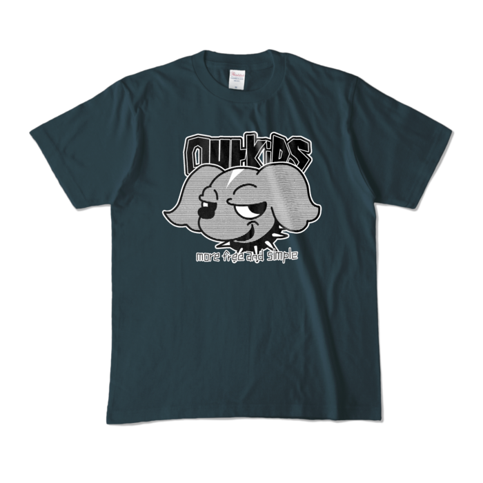 カラーTシャツ - M - デニム (濃色)