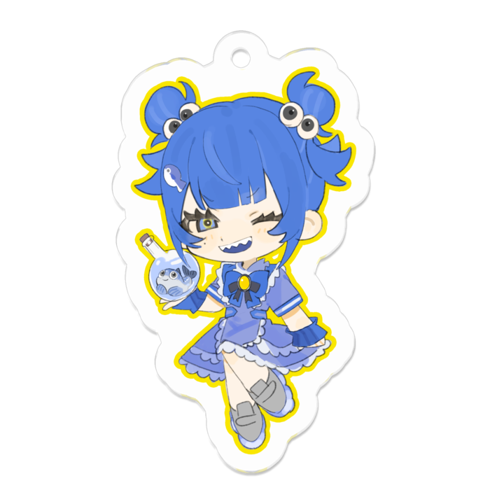 アクリルキーホルダー - 50 x 50 (mm)