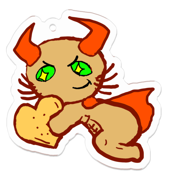 アクリルキーホルダー - 50 x 50 (mm)