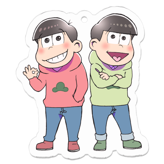 アクリルキーホルダー - 50 x 50 (mm)