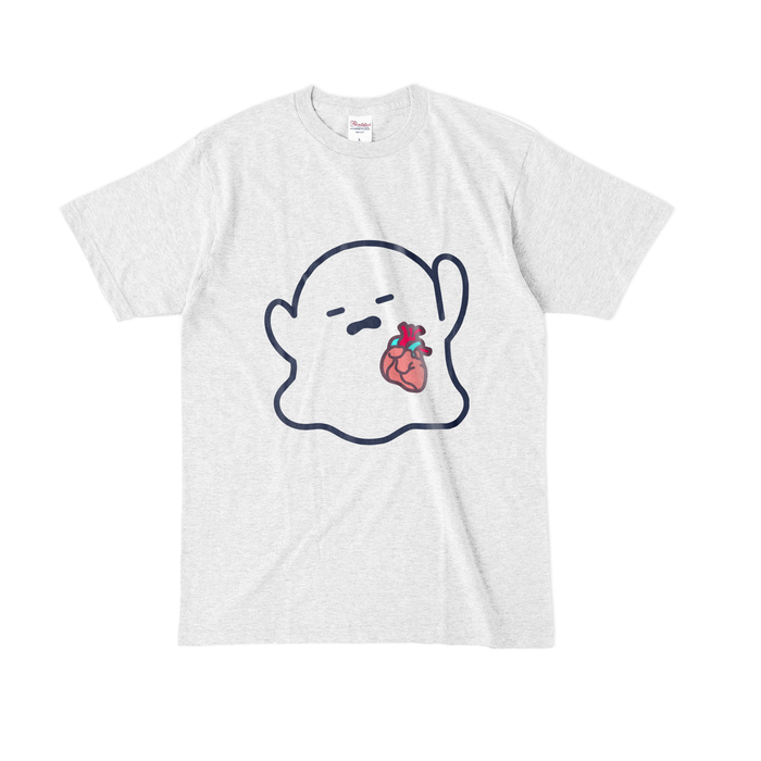 カラーTシャツ(淡色) - L - アッシュ
