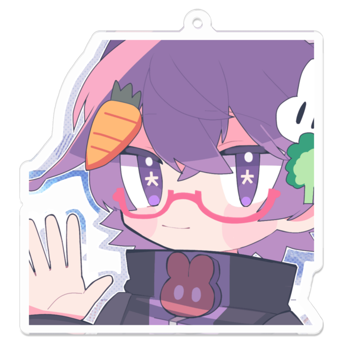 アクリルキーホルダー - 70 x 70 (mm)