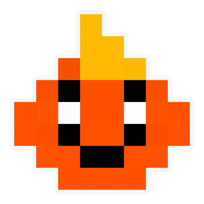 ステッカー (クリア) - 100 x 100 (mm)