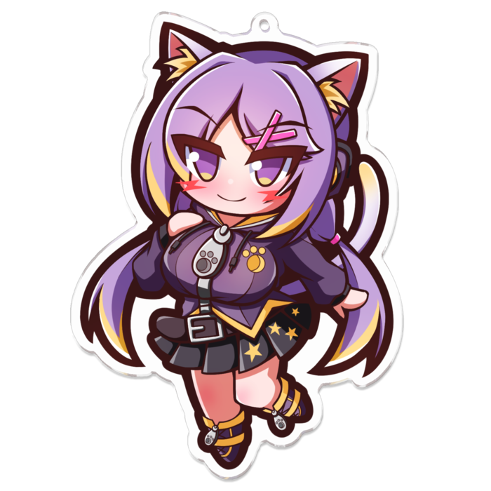 アクリルキーホルダー - 100 x 100 (mm)