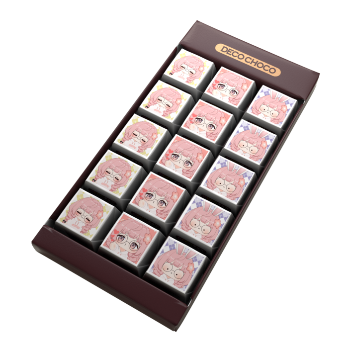 DECOチョコ - 列ごとにデザイン