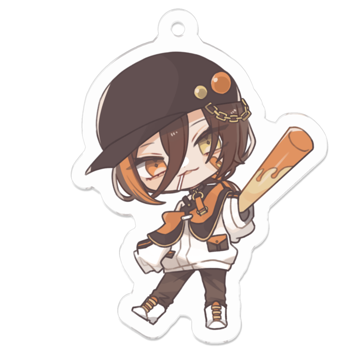 アクリルキーホルダー - 50 x 50 (mm)