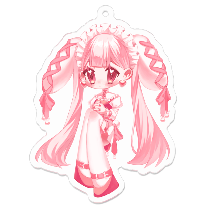 アクリルキーホルダー - 70 x 70 (mm)