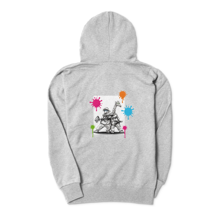 ジップパーカー - S - 杢グレー