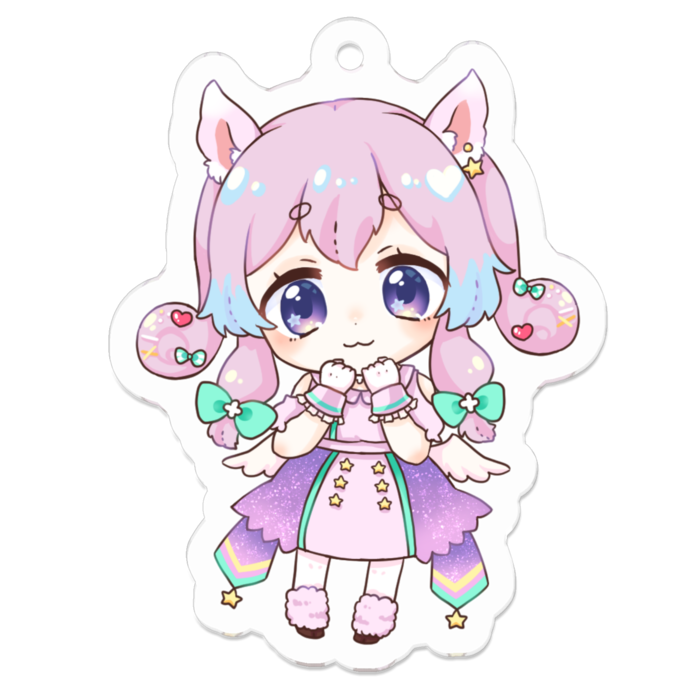 アクリルキーホルダー - 50 x 50 (mm)