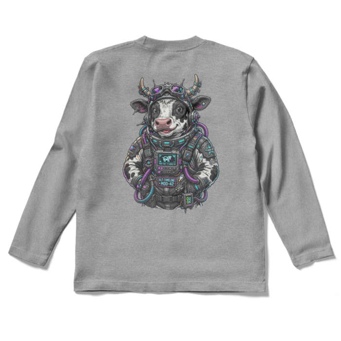 ロングスリーブTシャツ - S - 杢グレー(1)