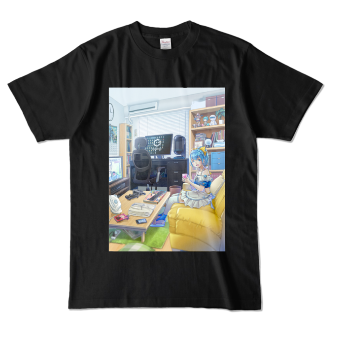 カラーTシャツ - L - ブラック (濃色)