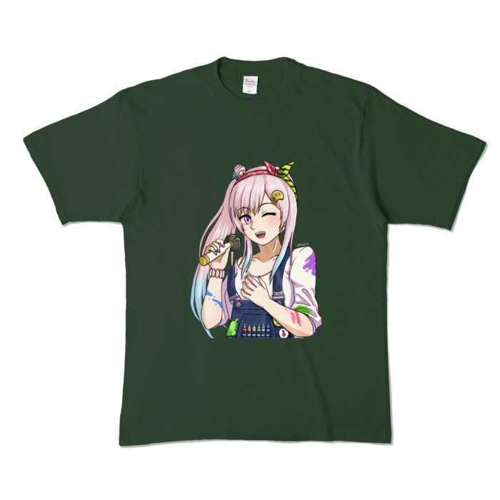 カラーTシャツ - XL - フォレスト (濃色)