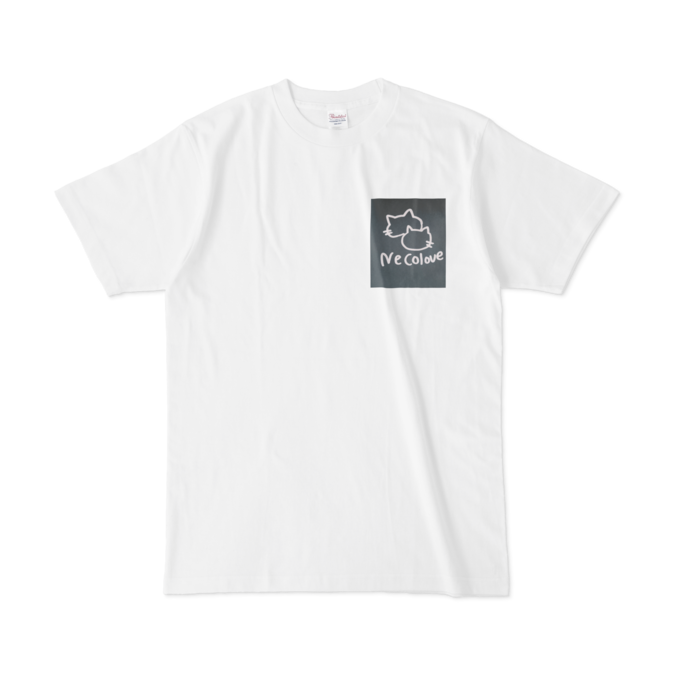 Tシャツ - L - 白(ブラック)