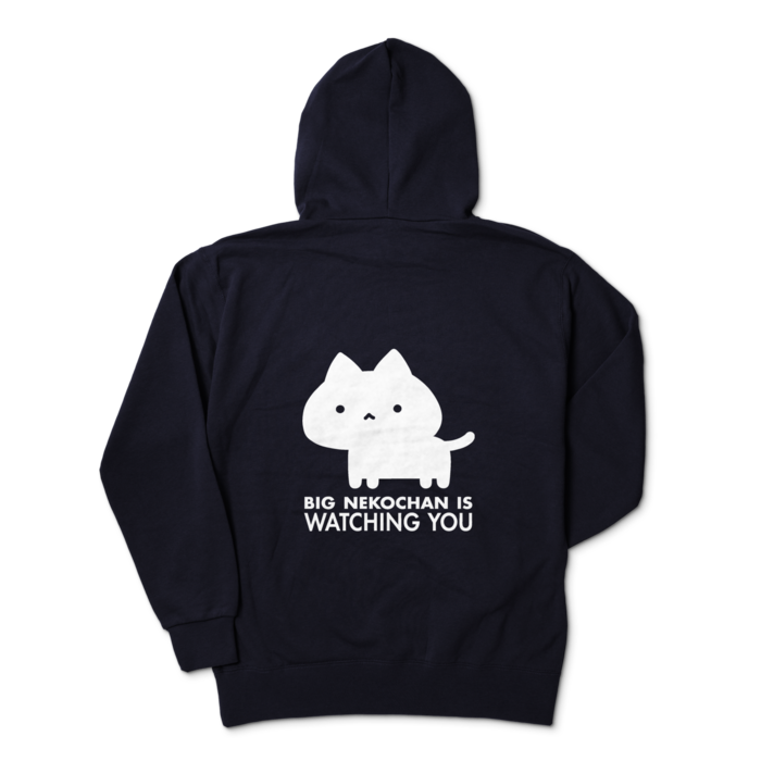 ジップパーカー - XL - ネイビー