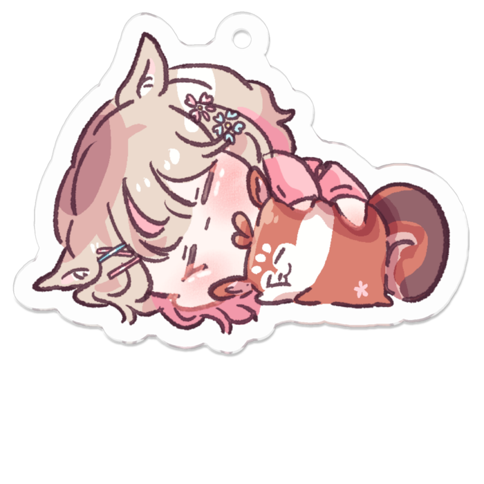 アクリルキーホルダー - 50 x 50 (mm)