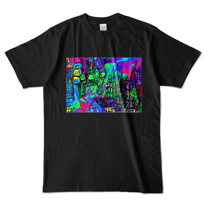 カラーTシャツ - L - ブラック (濃色)