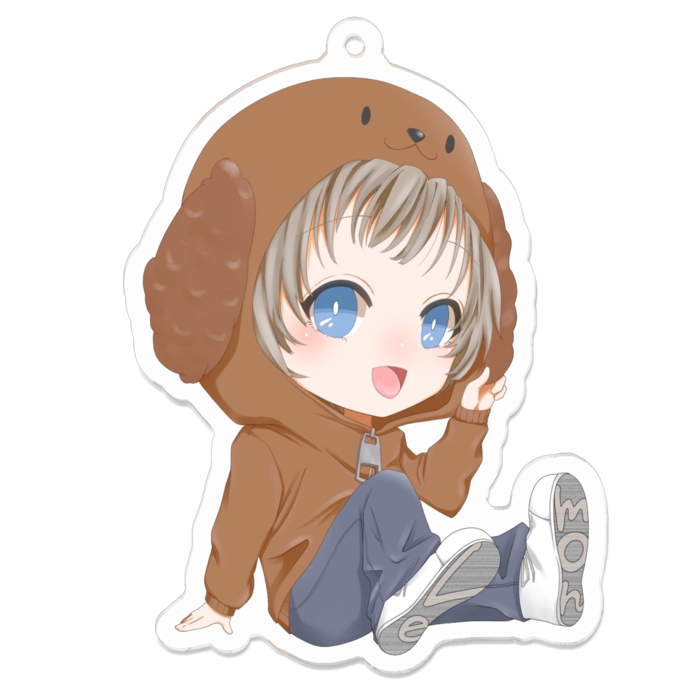 アクリルキーホルダー - 70 x 70 (mm)