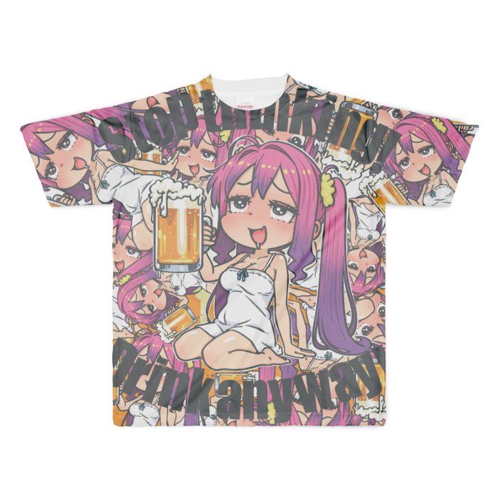 フルグラフィックTシャツ - XL - 両面印刷