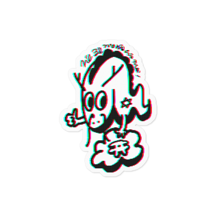 ステッカー - 100 x 100 (mm)