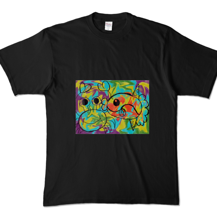 カラーTシャツ - XL - ブラック (濃色)