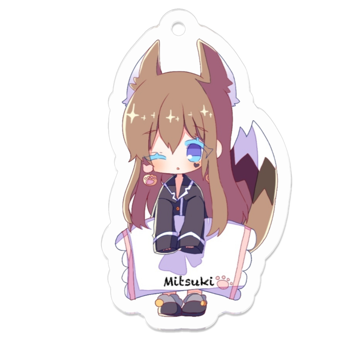 アクリルキーホルダー - 50 x 50 (mm)