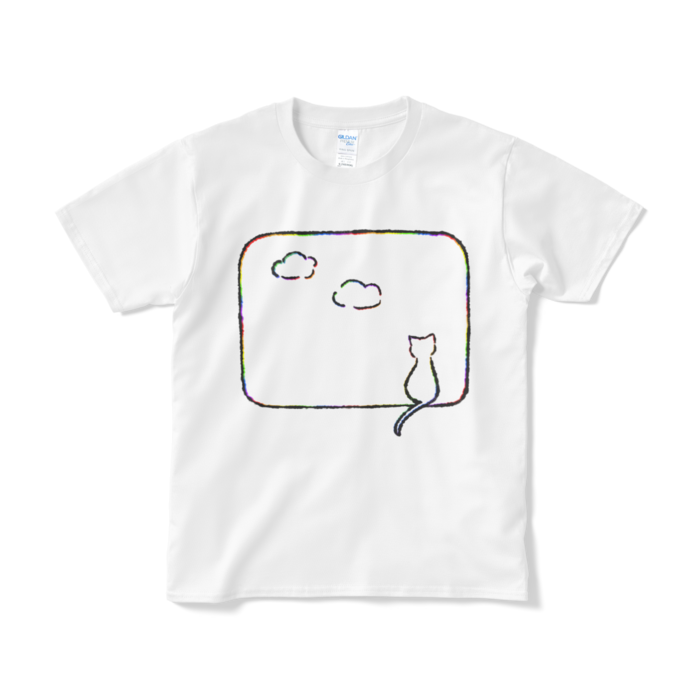 Tシャツ（シャドウ） - S - ホワイト