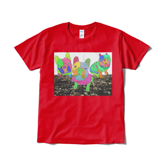 Tシャツ(短納期) - L - レッド