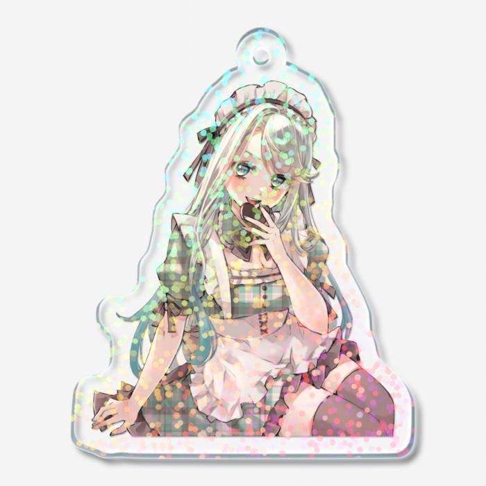 ホログラムアクリルキーホルダー - 50 × 50mm(2)