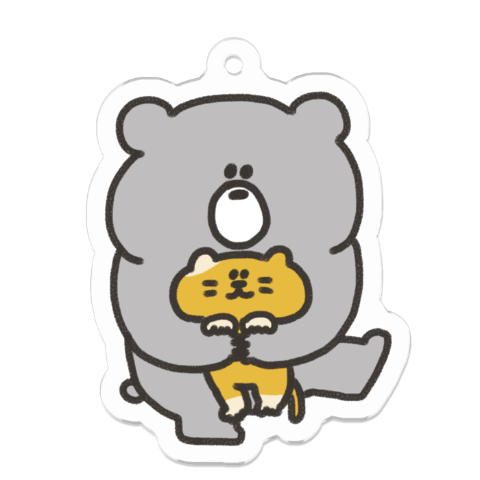 アクリルキーホルダー - 50 x 50 (mm)