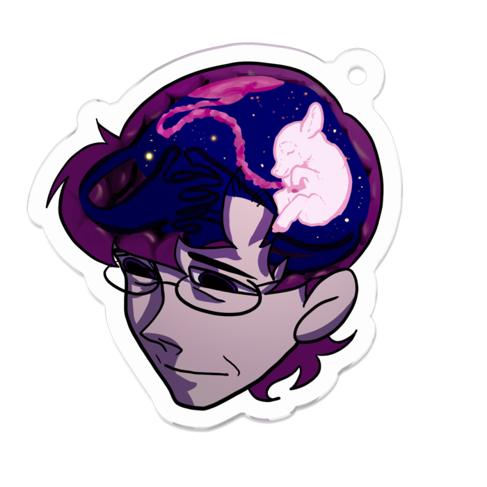 アクリルキーホルダー - 50 x 50 (mm)