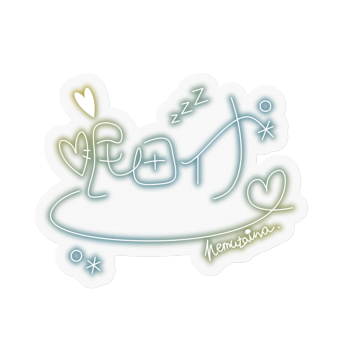 クリアステッカー - 100 x 100 (mm)(1)