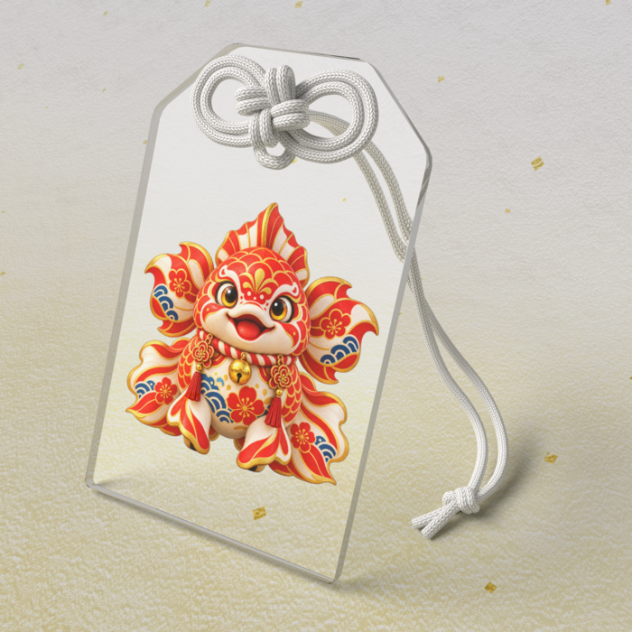 アクリルお守り - 50 × 80mm