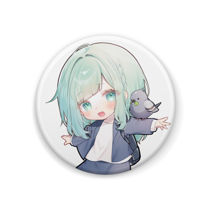 缶バッジ（笑顔）44mm
