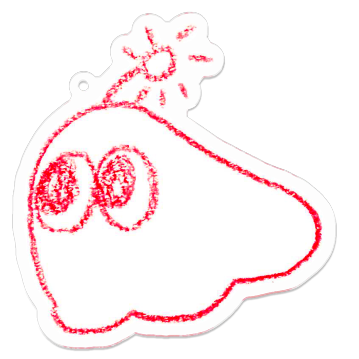 アクリルキーホルダー - 70 x 70 (mm)