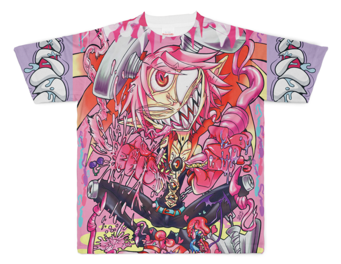 フルグラフィックTシャツ - XL - 両面印刷