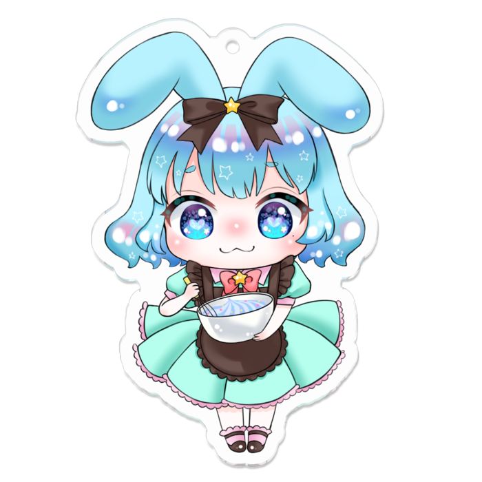 アクリルキーホルダー - 70 x 70 (mm)