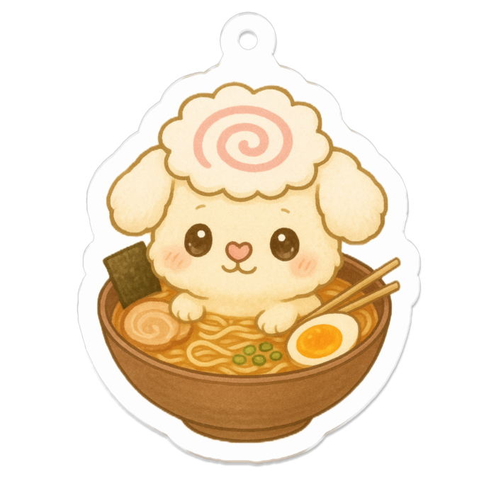 アクリルキーホルダー - 50 x 50 (mm)