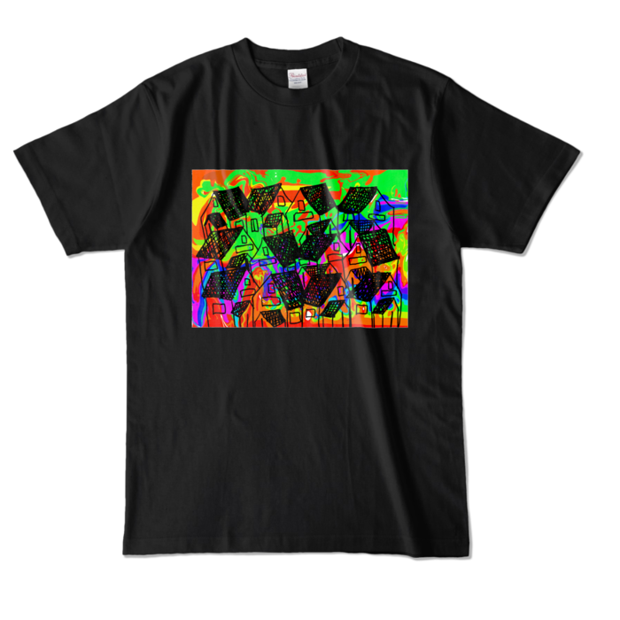 カラーTシャツ - L - ブラック (濃色)