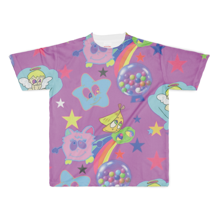 フルグラフィックTシャツ - XL - 正面印刷のみ