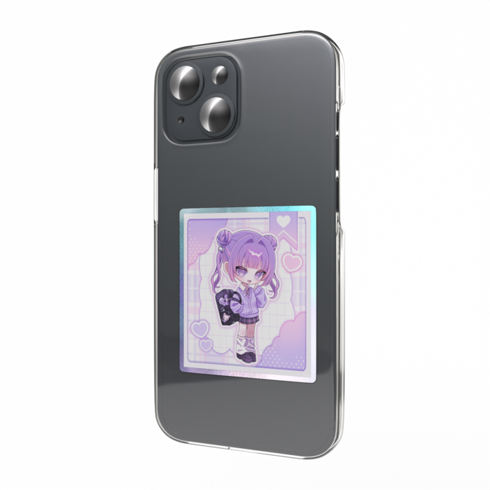 オーロラスマホステッカー - 縦