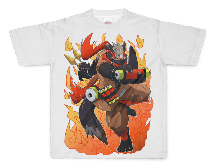 フルグラフィックTシャツ - L - 正面印刷のみ