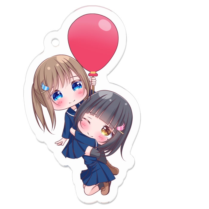 アクリルキーホルダー - 50 x 50 (mm)