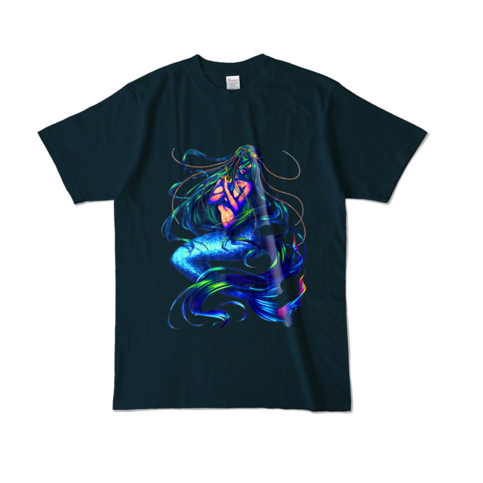 カラーTシャツ - L - ネイビー (濃色)