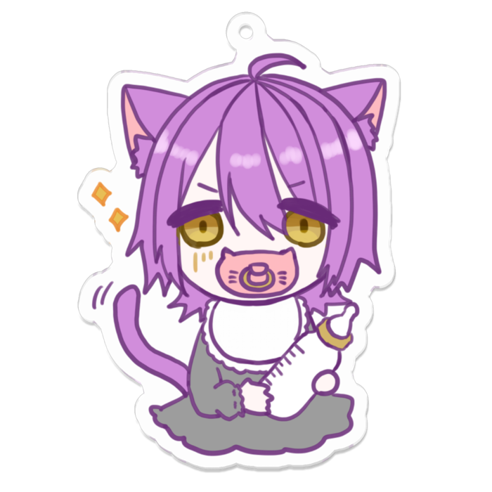 アクリルキーホルダー - 70 x 70 (mm)