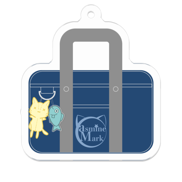 スクールバッグキーホルダー -最中あんこ-