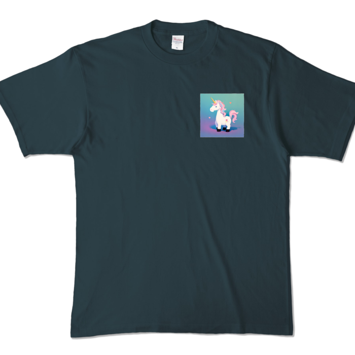 カラーTシャツ - XL - デニム (濃色)